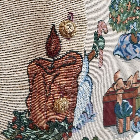 Vintage Backwood Blues Ugly Christmas Vest - Picture 6 of 11